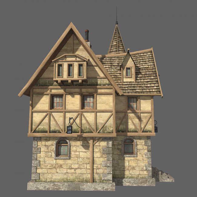 Cozy house 2 | 3d Models for Daz Studio and Poser