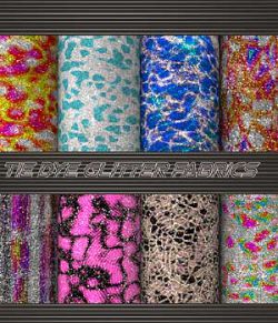 Tie-Dye GLITTER Fabrics