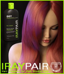 OOT IrayPair Hair Shaders for DAZ Studio Iray