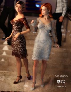 Luxury Lace Cocktail Dress II