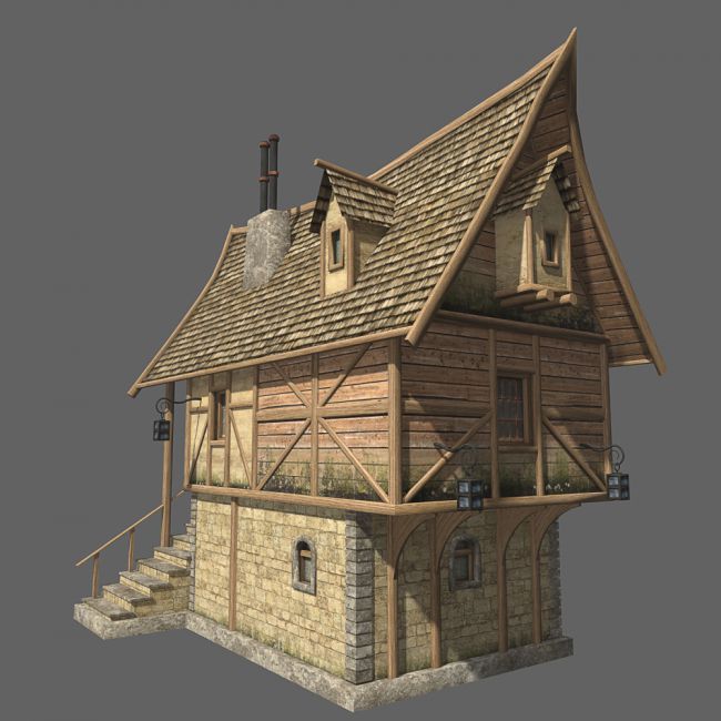 Cozy house 3 | 3d Models for Daz Studio and Poser