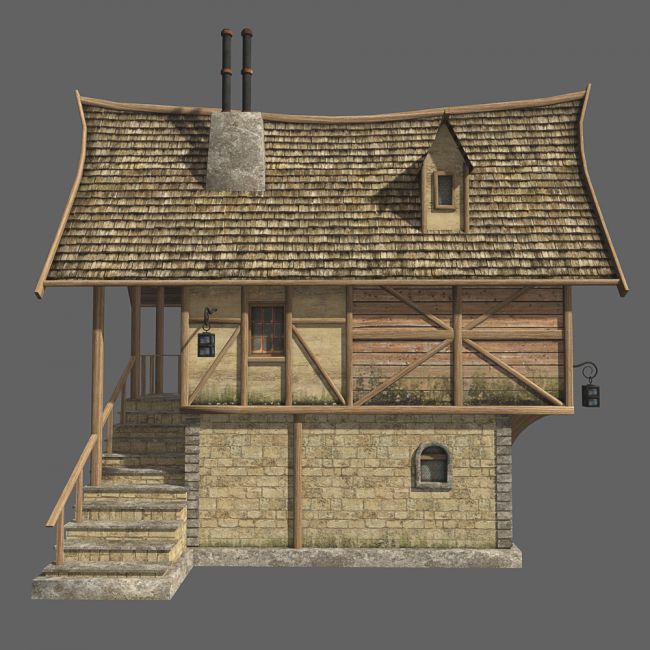 Cozy house 3 | 3d Models for Daz Studio and Poser