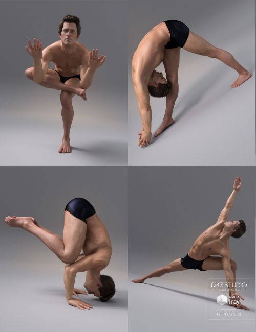 Dynamic Poses for Genesis 8 Male(s) | 3d Models for Daz Studio and Poser