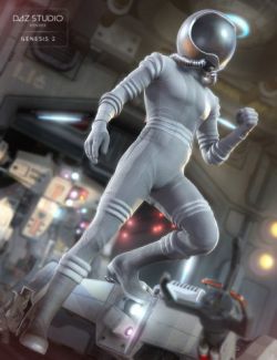 Retro Space Suit for Genesis 2 Male(s)