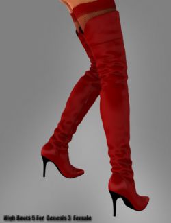 High Boots 5 for Genesis 3 Female(s)