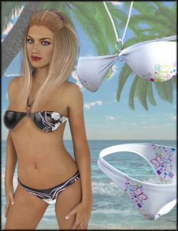 Halter Neck Bikini Textures