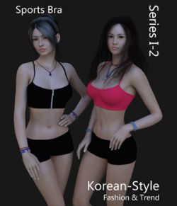 Korean-Style Fashion I-2 - Sports Bra