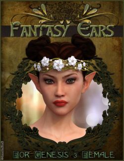 EJ Fantasy Ears for Genesis 3 Female(s)