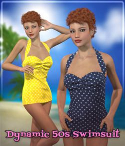 Dynamic 50s Swimsuit