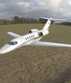 Cessna Citation CJ4 (3ds/ obj/ lwo)