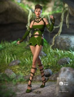 Greenleaf Outfit for Genesis 3 Female(s)