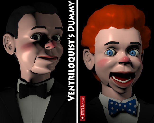 Ventriloquist's Dummy 3d Models for Daz Studio and Poser
