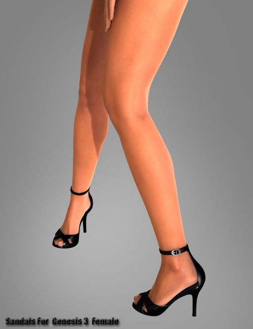 Sandals for Genesis 3 Female(s) | 3D Models for Poser and Daz Studio