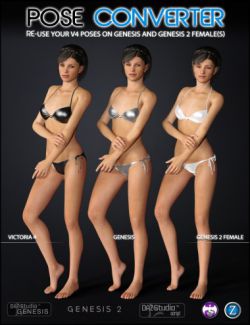 V4 Pose Converter for Genesis and Genesis 2 Female(s)