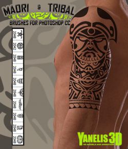 JLL Maori and Tribal Brushes for Photoshop CC