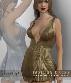 FashionDress02 for Genesis 3 Female