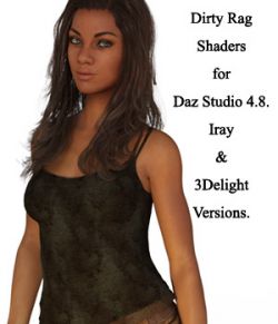 Dirty Rag Shaders For Daz Studio 4.8 (Merchant Resource)