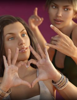 All Hands Poses for Genesis 3 Female(s)