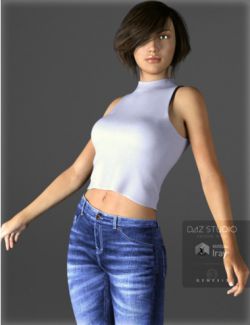 Skinny Jeans and Corset Outfit for Genesis 3 Female(s)