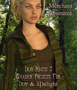 Iray Knit Shaders 2 - Merchant Resource For Iray and 3Delight