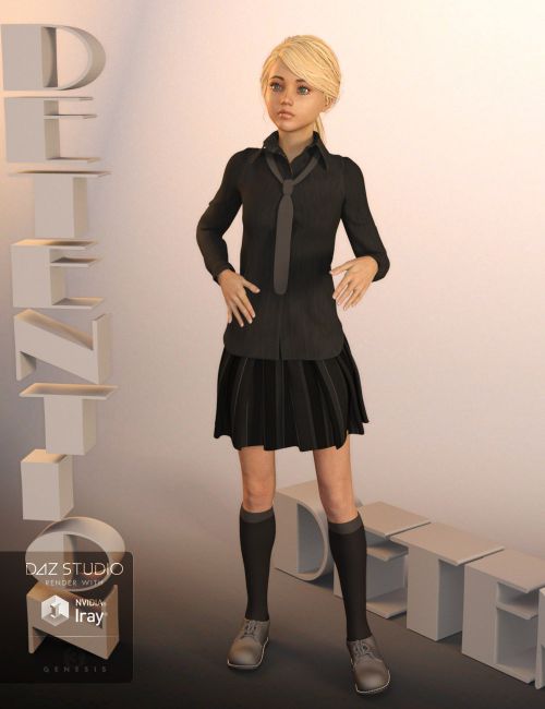Detention Outfit for Genesis 3 Female(s) | 3D Models for Poser and Daz ...