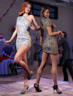 High Rise Party Dress Textures