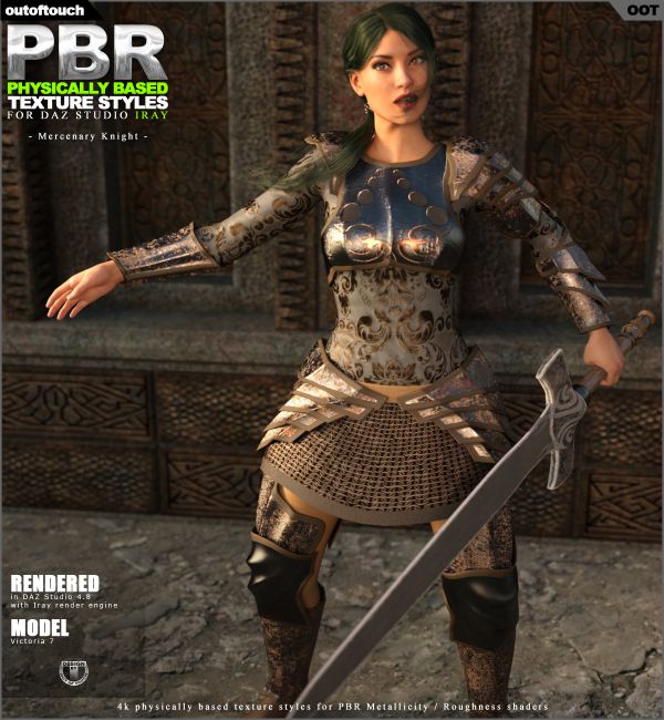 Click here to see preview images for "OOT PBR Texture Styles for Mercenary Knight" OOT PBR Texture Styles for Mercenary Knight