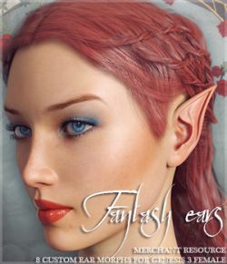 LF's Fantasy Ears for Genesis 3 Female