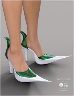 Witch Heels for Genesis 2 and 3 Female(s)