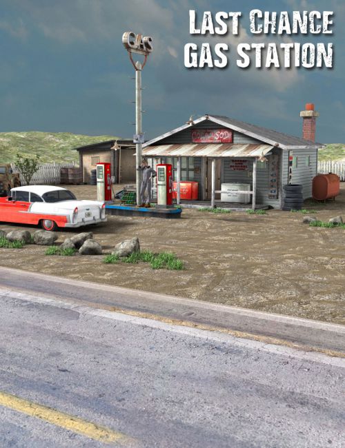 Servico Vintage Gas Station