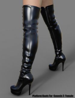 Platform Boots for Genesis 3 Female(s)