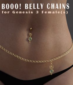 Booo! Belly Chain for Genesis 3 Female