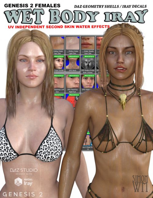 wet skin daz studio genesis 8