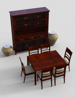 Furniture Set 4: Typical Dining Furnitures