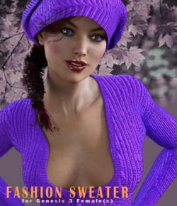 Fashion Sweater for Genesis 3 Female