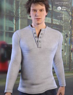 Henley Shirt for Genesis 3 Male(s)