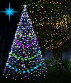 Christmas and Fairy star lights for Daz Iray (emissive light props)