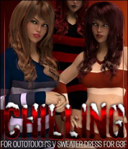 Chilling for V Sweater Dress