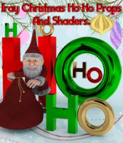Iray Christmas Ho Ho Props And Metal Shaders