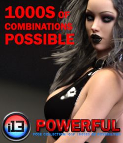 i13 POWERFUL Mega Organized Pose Collection for the Genesis 3 Female(s)