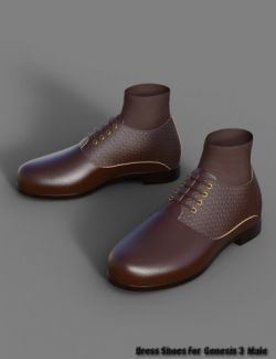 Dress Shoes for Genesis 3 Male(s)