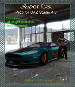 Super Car DAZ Studio