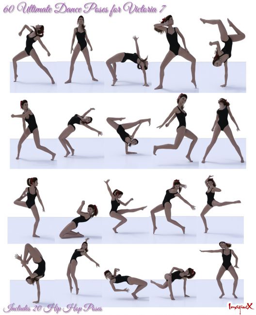 Gorgeous Dance Poses For Duet Partners 