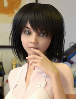 Quiet Medium Hair for Genesis 3 Female(s)