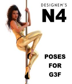 Natural 4 poses for G3F