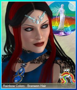 Rainbow Colors- Branwen Hair