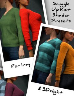 Snuggle Up Knits for Iray and 3Delight - Shader Presets