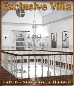 Exclusive Villa 6: Staircase and Hallways