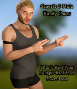 Handy Poses For Genesis 3 Male