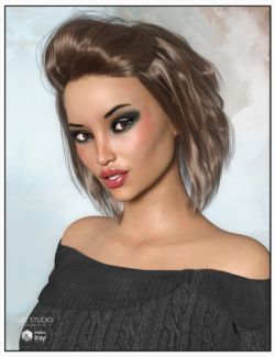 Rhio Hair for Genesis 3 Female(s) and Genesis 2 Female(s)